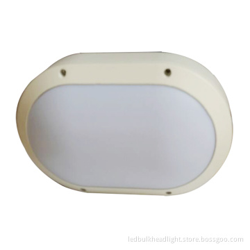 Outdoor Oval led wall light bulkhead lamp 280*185*90mm IP65 IK10 Aluminum housing